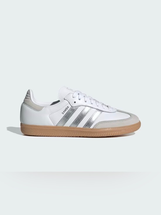 adidas Shoes - adidas Samba OG Women’s Sneakers Size 6.5 Cloud White Silver Grey